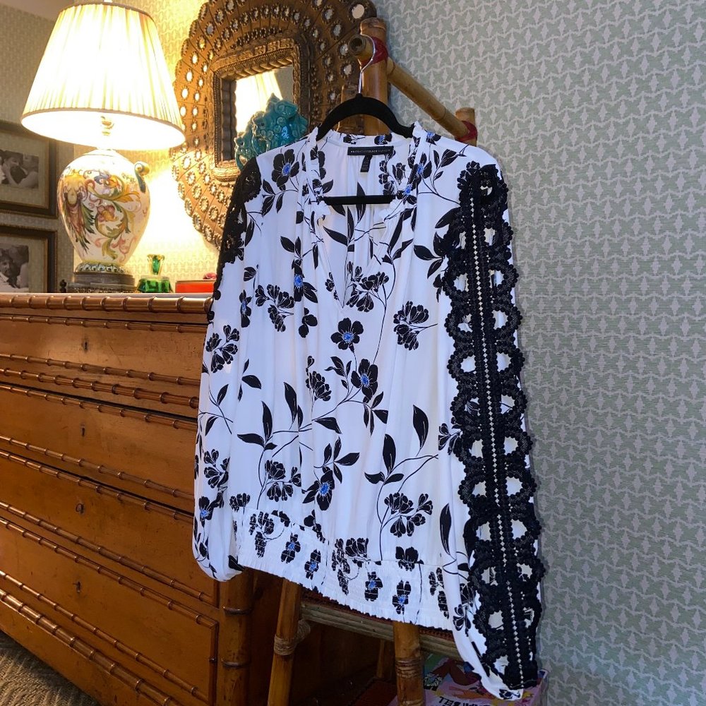 large White House Black Market Blouse